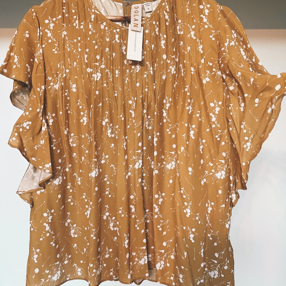 Anthropologie Dolan silk top